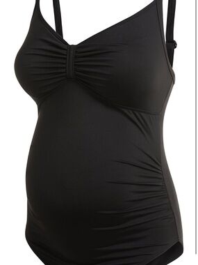 Noppies Black Maternity One-Piece Swimsuit with Adjustable Straps